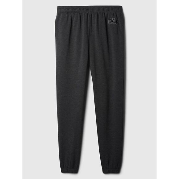 GAP Factory Charcoal Gray Logo Joggers Fleece Lounge Pants Men’s NEW~NWT!! - Picture 1 of 13